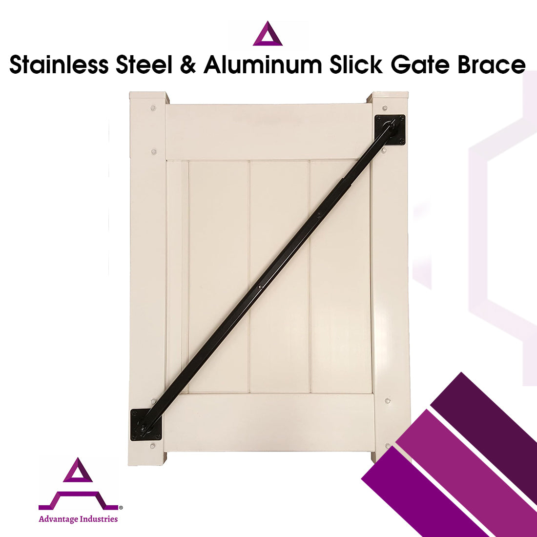 Advantage Industries "Slick" Gate Brace (AD1009)