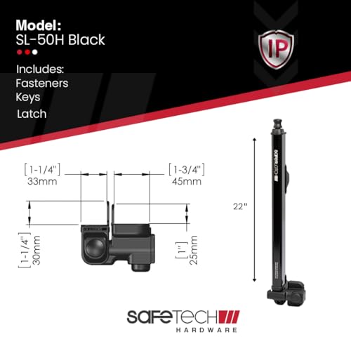 Safetech Hardware 22-inch Magnetic Top Pull Pool Gate Latch (SL-50H)
