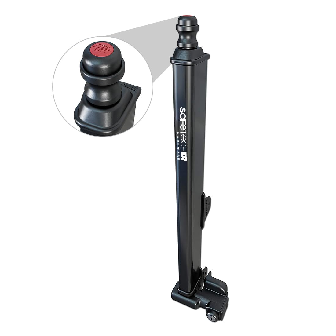 Safetech Hardware 22-inch Push Lock Magnetic Top Pull Gate Latch (SL-50TRI)
