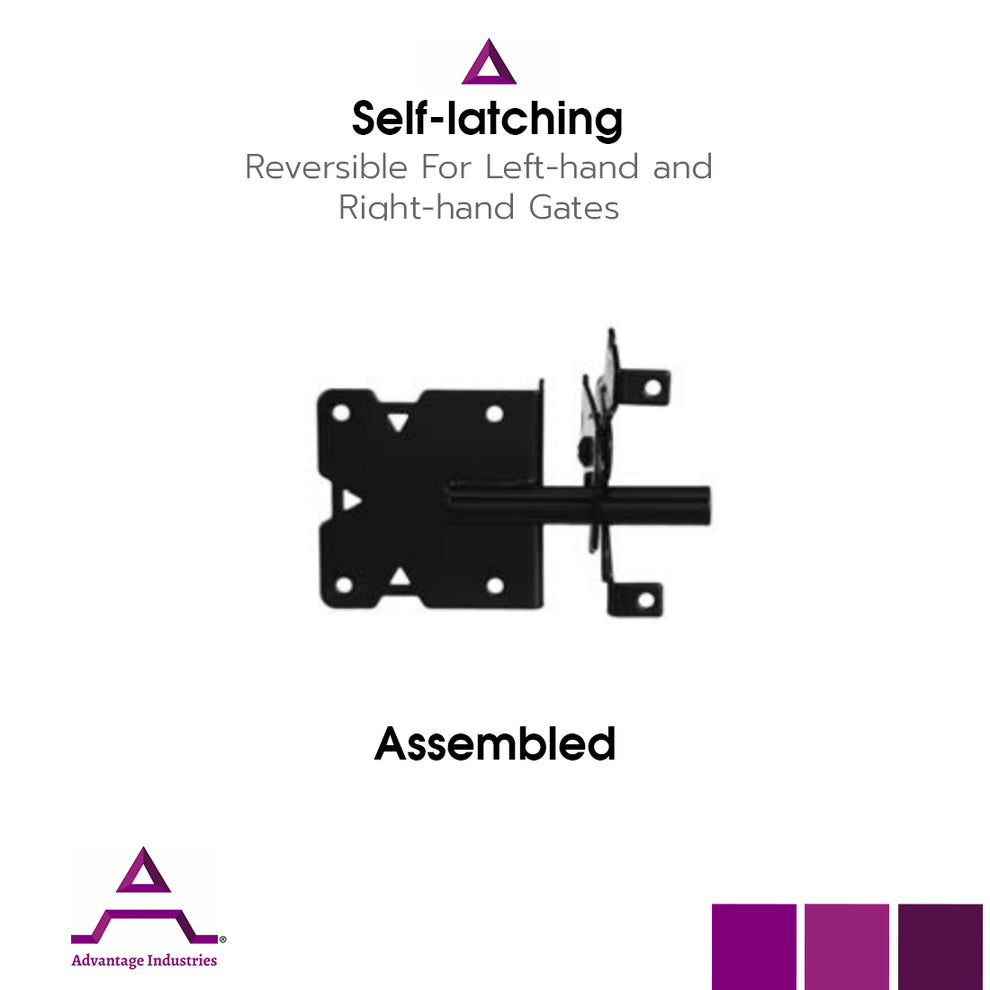 Advantage Industries Pad-Lockable Self-Latching Latch (AD1002)